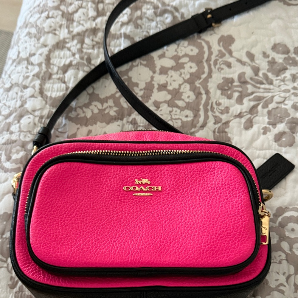 Coach Vibrant Pink Crossbody Bag